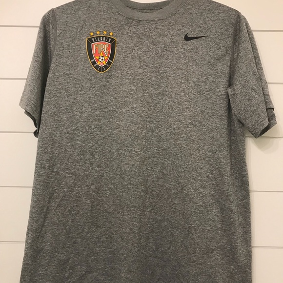 Nike Atlanta United Fire Dry Fit Tee Kids Size XL - Picture 2 of 8